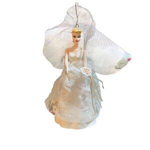 Barbie Wedding Day 1997 Edition Ornament With Tulle Veil & Bouquet #CH-7-29-100